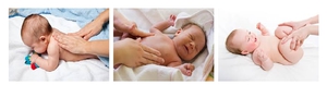 Как делать массаж новорожденному