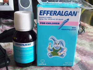 Эффералган Upsa - детский сироп против простуды