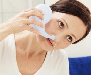 Промывание носа при болезни