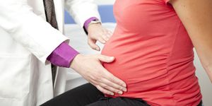 Беременная  на приеме у врача