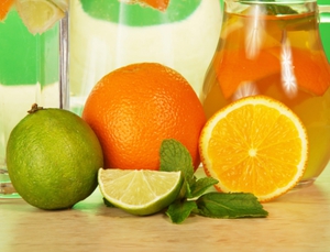 Лимоны, содержащие аскорбиновую кислоту