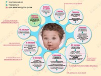 Какие прививки делают ребенку до года