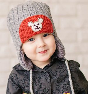 Вязаная шапочка с ушками для ребенка своими руками