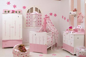 Оформление детской комнаты для девочек